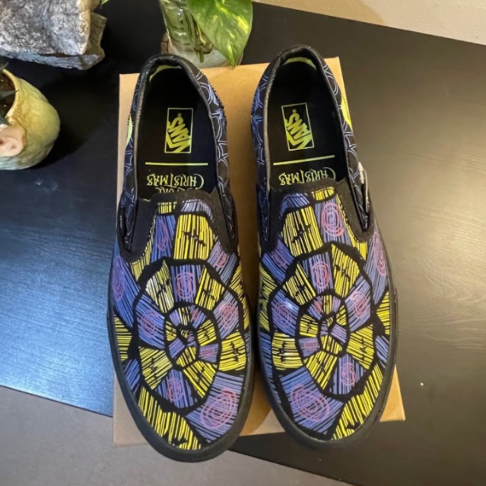 Vans Nightmare Before Christmas Slip-Ons 8.5